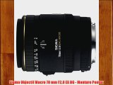 Sigma Objectif Macro 70 mm F28 EX DG - Monture Pentax