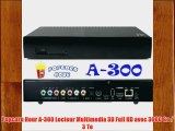 Popcorn Hour A-300 Lecteur Multimedia 3D Full HD avec 3000 Go / 3 To