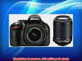 Nikon D5200 Appareil photo num?rique Reflex 24.2 Kit   Objectif 18-55 mm   Objectif 55-200