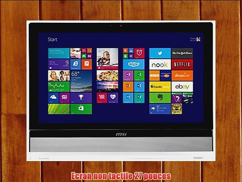 MSI AE270/G Ordinateur de bureau Tout-en-Un 27 (6858 cm) Intel Core i3 4130 34 GHz 1000 Go