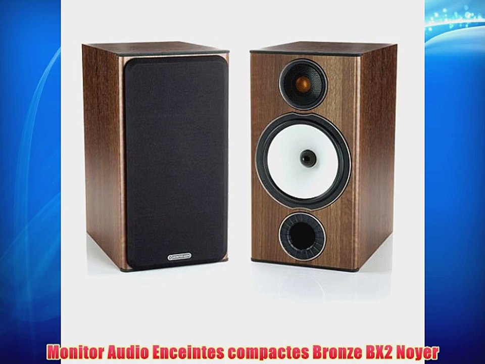 Monitor Audio Enceintes compactes Bronze BX2 Noyer