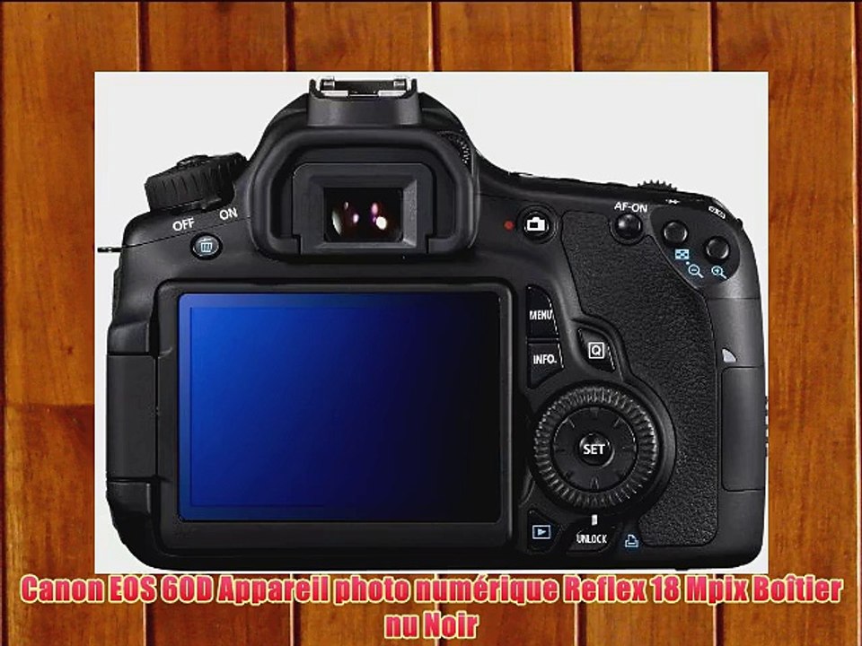 Canon EOS 60D Appareil photo num?rique Reflex 18 Mpix Bo?tier nu Noir