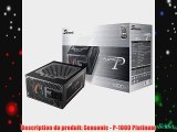 Seasonic P-1000 Platinum Alimentation pour PC 1000 W ATX Noir/Argent