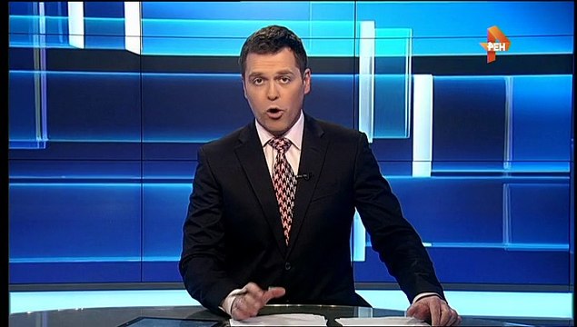 РЕН ТВ Часы и заставка новостей (16.02.2015)