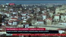 Safranbolu'nun Ahşap evlerde yangın ihtimalı düşünülerek önlem alınmış.