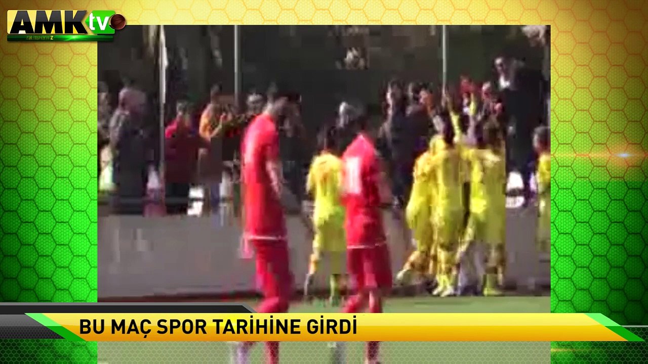Bu maç spor tarihine girdi