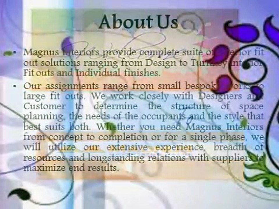 Interior Decoration Companies in Dubai