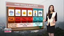 Mild holiday weekend expected until Sunday