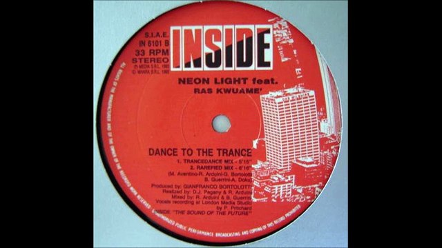 Neon Light Featuring Ras Kwuame - Dance To Trance (Trance Dance Mix) (B1)