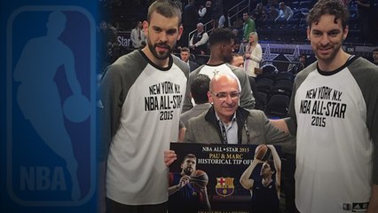 El Barça, amb els Gasol