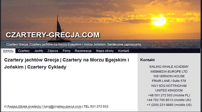 CZARTERY GRECJA