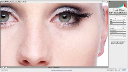 Photoshop Beauty Retouching - Raw Conversion