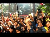 Varun Dhawan and Yami Gautam promote their Movie 'Badlapur' at a college