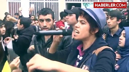 Özgecan'ın Öldürülmesi -Ekip Aracından Slogan