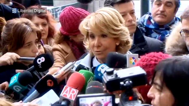 Esperanza Aguirre: Lo que quedó claro son las contradicciones de los denunciantes