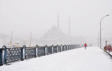 İstanbul İçin Yoğun Kar Yağışı Uyarısı