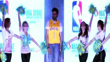 Abhishek Bachchans day out with NBA legend Magic Johnson