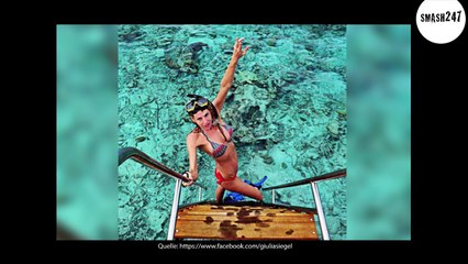 Giulia Siegel: Halbnackte Urlaubsbilder enthüllen Mager-Body!