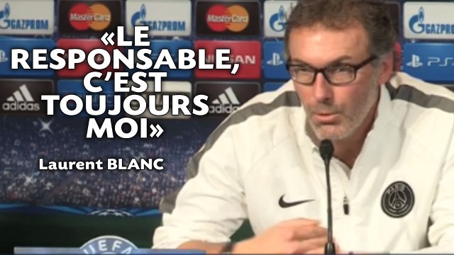 Laurent Blanc: «Le responsable, c'est toujours moi»