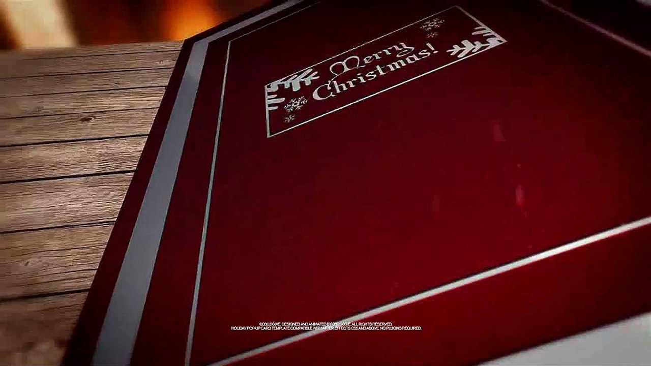 Holiday Pop Up Card Openers Holidays After Effects Project Templates