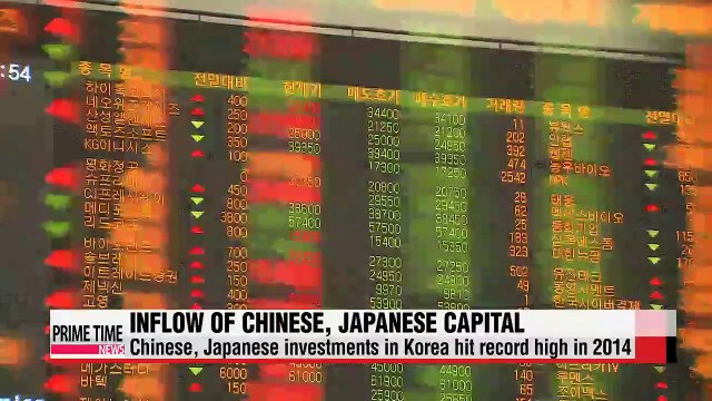 Chinese, Japanese investors expand presence in Korean financial market
