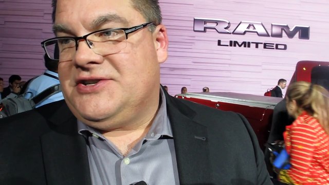 Ram Truck President and CEO Bob Hegbloom explains the RAM Limited Edition Chicago Auto Show 2015 Bob Giles NewCarNews.TV