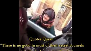 Fearless Old Woman Filmed Scolding ISIS Militants