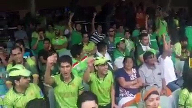 Pakistani Fans Chant during Pak Indo World Cup Match in Australia - Video Dailymotion