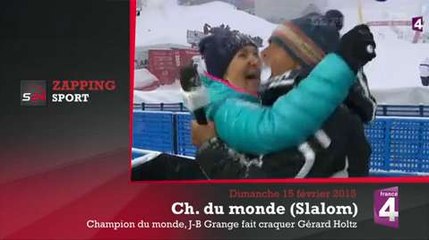 Zap'Sport : Quand Grange fait craquer Gérard Holtz