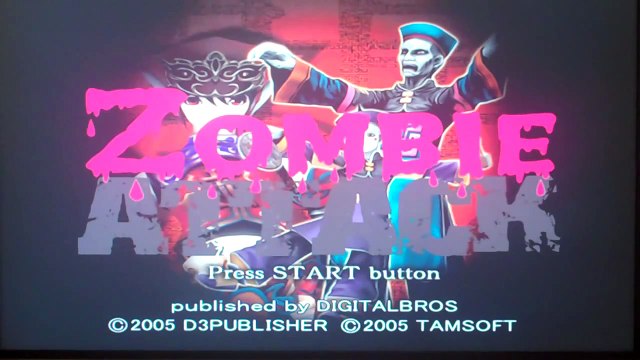ZOMBIE ATTACK Simple 2000 Series Vol. 65- The Kyonshi Panic Gameplay for PLAYSTATION 2 PS2