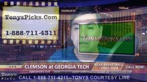 Georgia Tech Yellow Jackets vs. Clemson Tigers Free Pick Prediction NCAA College Basketball Odds Preview 2-16-2015