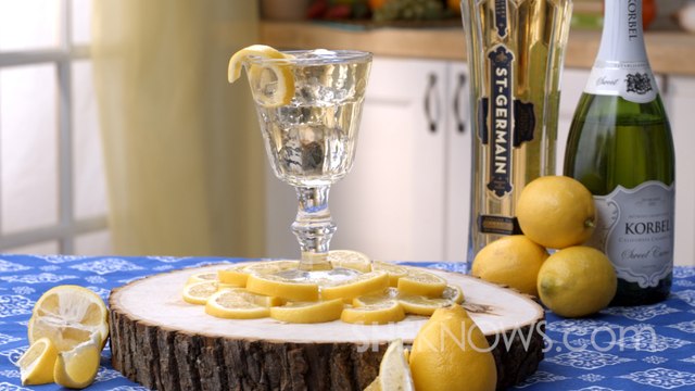 Elder Flower Champagne Cocktails
