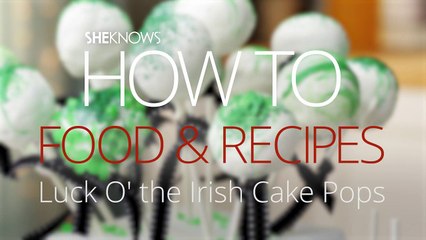 Luck O' the Irish Cake Pops