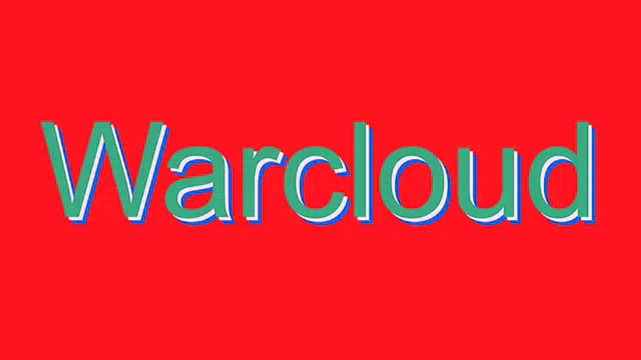 How to Pronounce Warcloud