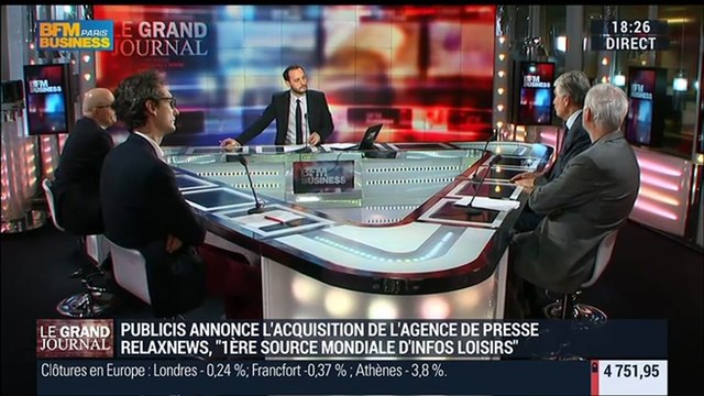 Publicis a publié ses résultats annuels: Maurice Lévy, David Thesmar, Jean-Paul Betbèze et Patrick Coquidé (1/2) - 16/02