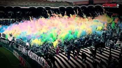Girondins : un tifo coloré permettant de régler les couleurs de votre télé !
