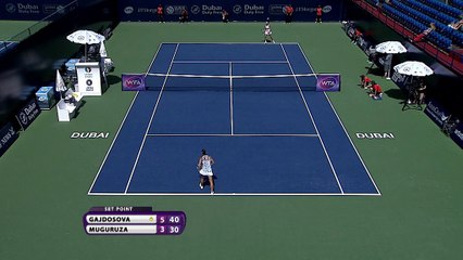 Dubai- Muguruza pasa a la siguiente ronda en Dubai