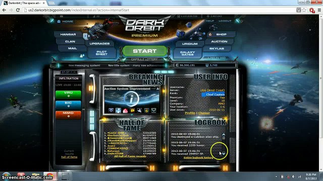 Buy Sell Accounts - Darkorbit account for sale 90$