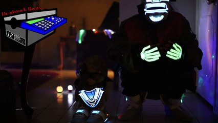 Nike Air Mags Lights On and Custom Air Mags On Feet