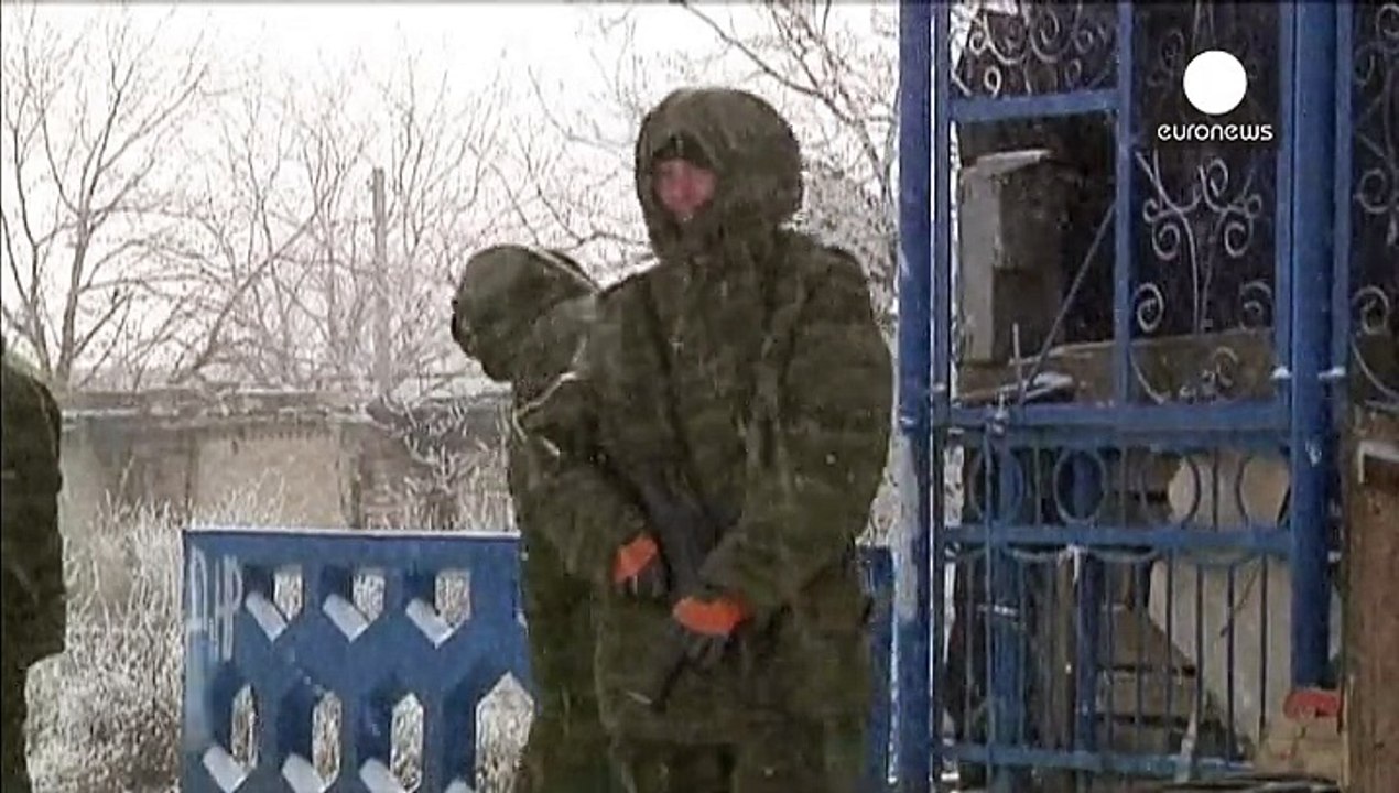 Keine Waffenruhe in Vuhlehirsk in der Ostukraine