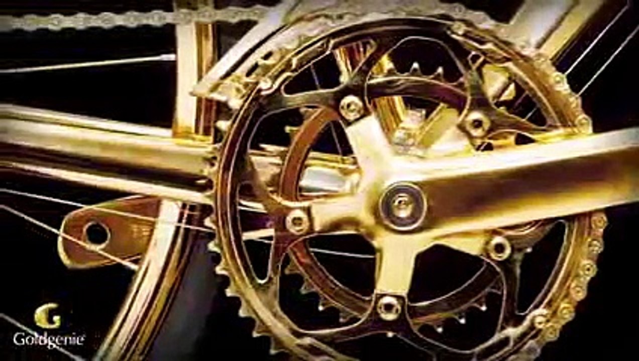 Un Vélo en or 24 Carats !! Du jamais vu !! 320 000€...