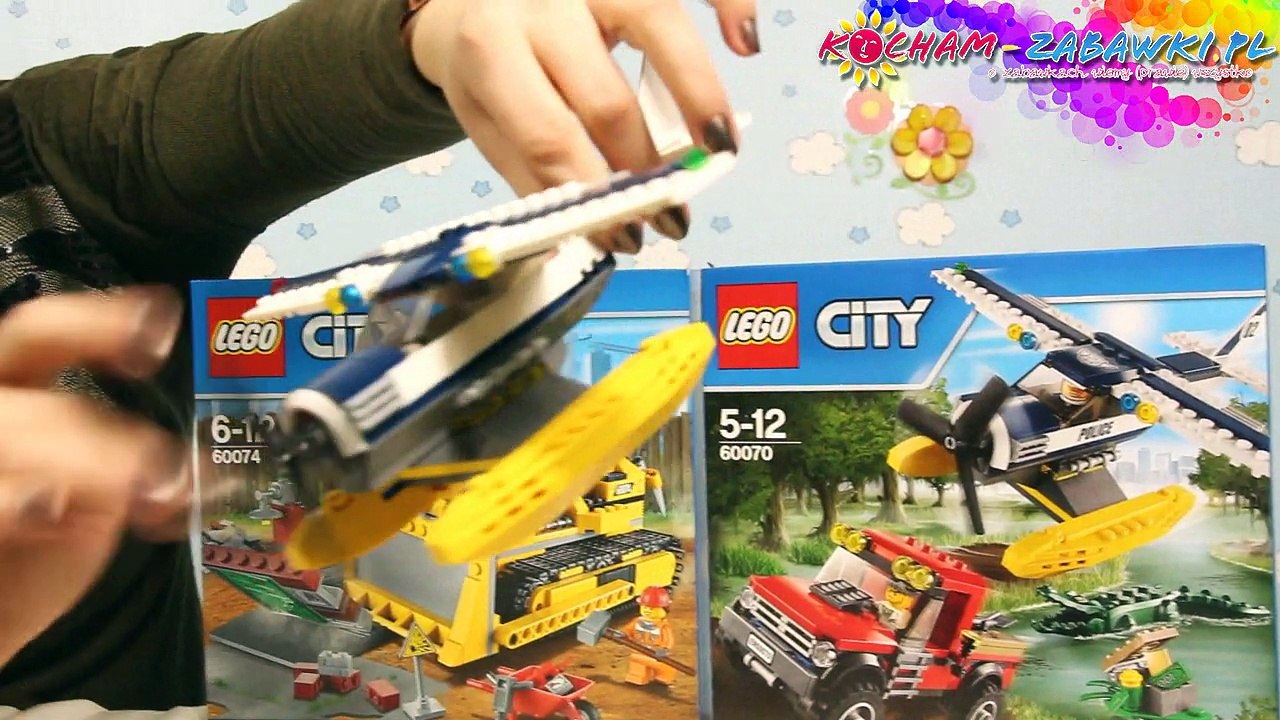 Water Plane Chase Set / Pościg Hydroplanem - 60070 - Lego City - Recenzja -  video Dailymotion