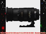 Sigma Objectif 50-500 mm F4-63 APO DG OS HSM - Monture Pentax