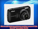 Nikon Coolpix S800C Appareil photo num?rique compact 16 Mpix Ecran 35 Zoom optique 10x Noir
