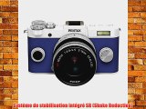 Pentax Q-S1 Kit Compact num?rique hybride 3 (762 cm) 124 Mpix USB Blanc/Bleu   Objectif 5-15