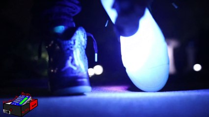Jordan 5 Doernbecher DB On Feet Glow In The Dark night