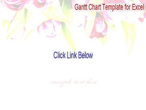 Gantt Chart Template for Excel Full (gantt chart template for excel 2010)