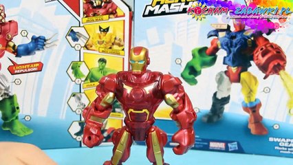 Electronic Iron Man / Elektroniczny Iron Man - Super Hero Mashers - Marvel - A6841 A6840