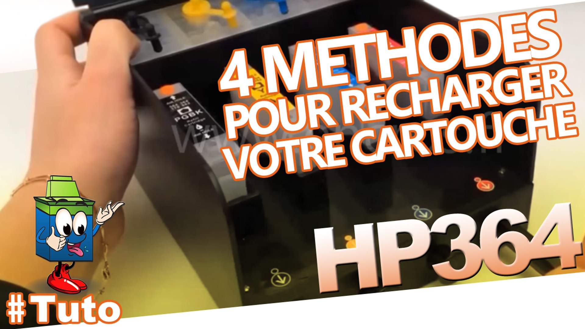 HP 364 : 4 techniques pour recharger correctement la cartouche - Vidéo  Dailymotion