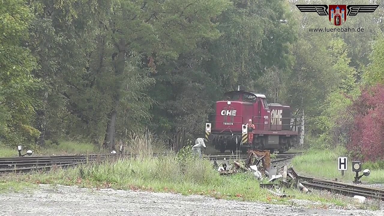 OHE- Die Luhebahn im Herbst mit OHE 160074 - Teil II